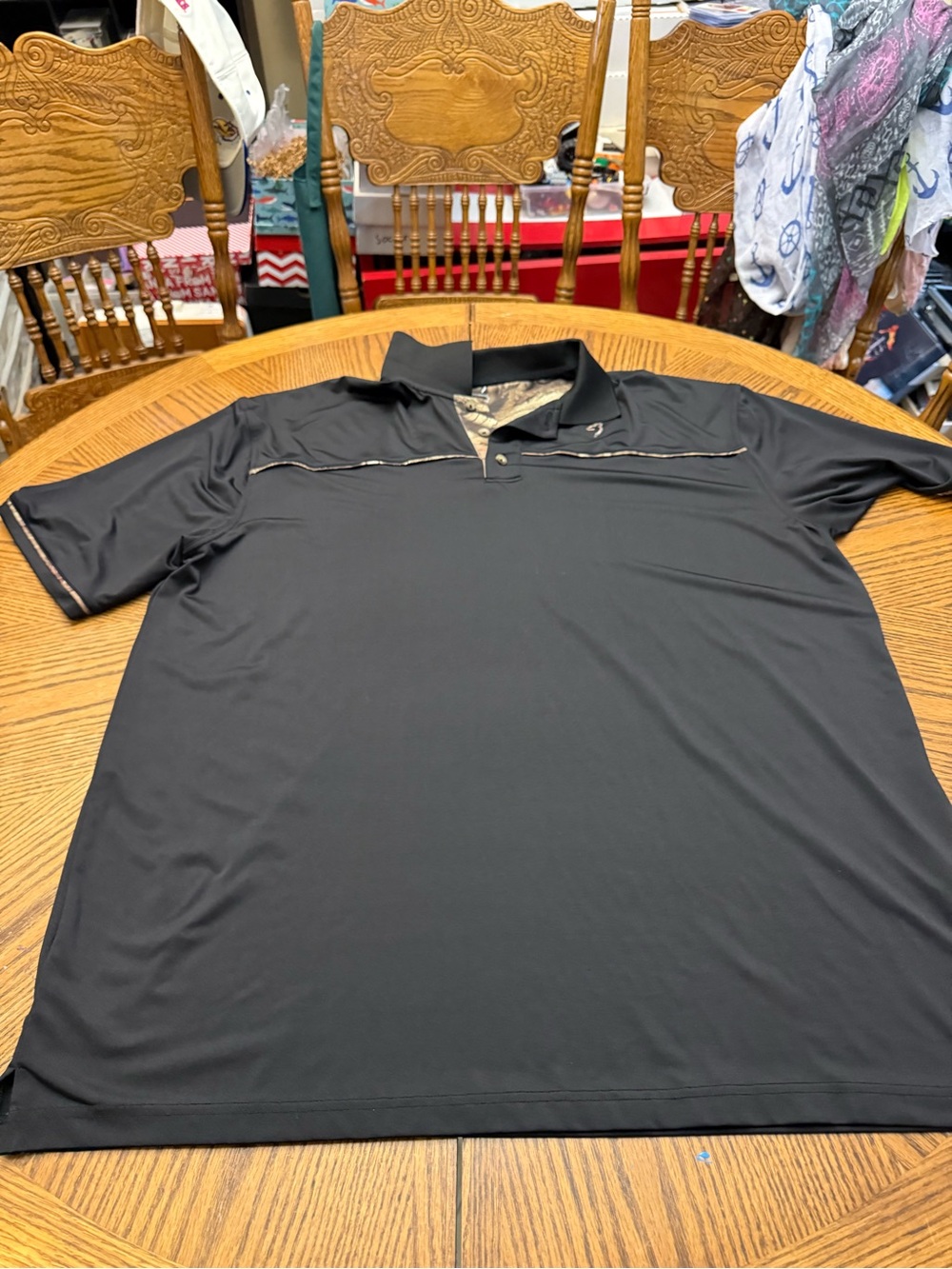 Browning Black Polo with Camo Accent